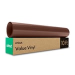 Cricut Vinyl Permanent | Brown | 3m (10ft) | Self Adhesive Vinyl Roll | for use with All Cricut Cutting Machines