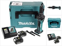 Makita DGD 800 RTJ akku suorahiomakone 18V + 2x akku 5,0Ah + laturi + Makpac