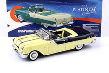 1:18 Sun Star 1955 Pontiac Star Chief Convertible Noir Raven / Jaune Avalon