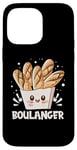 Coque pour iPhone 14 Pro Max Boulanger Baguettes Heureux