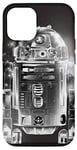 Coque pour iPhone 12/12 Pro Star Wars R2-D2 Retro Galaxy Noir