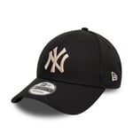 New Era Men's Nos League Ess 9forty New York Yankees Black/Stn, OneSize