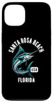 Coque pour iPhone 13 Santa Rosa Beach Floride USA Fishing Design