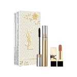 Gift Set Mascara Volume Effet Faux Cils + Mini Rouge Pur Couture Nu Muse - Gift Set For Her - For Woman - Gift Set - YSL