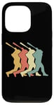 Coque pour iPhone 13 Pro Batteur Baseball Hitter Vintage Retro