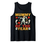 Mummy of the Year Funny mummified Mother Halloween Costume Tank Top