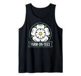 Yarm-on-Tees - Yorkshire - White Rose of Yorkshire Emblem Tank Top