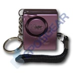 Purple 140db Minder Personal Panic Rape Attack Safety Keyring Alarm