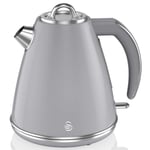 Swan SK19020GRN 3000W 1.5L Retro Jug Kettle - Grey