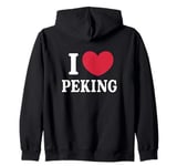 I Love Peking Zip Hoodie