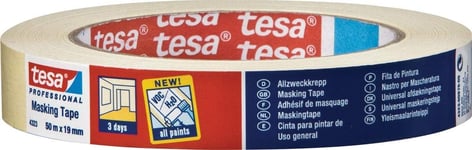 Tesa 4323 Indoor Masking Tape for Painting and Decorating - 3 Day Residue Free R