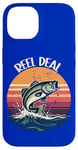 iPhone 14 Vintage Reel Deal Fishing Puns That Hook Dad's Heart Case