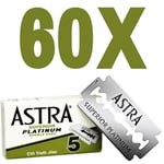 The Shave Factory Ultimate Shaving Kit of 60 Astra Superior Platinum Double Edge Razor Blades with Free 20 The Shave Factory Styptic Matches Gift - Smooth Shaves and Quick Relief Combo