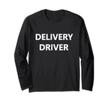 Delivery Driver Contractor Staff Carrier Worker Job Uniform Long Sleeve T-Shirt