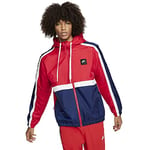 Nike M NSW Air JKT SSNL WVN Veste de sport Homme University Red/Blue Void/White FR: M (Taille Fabricant: M)