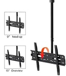 32 to 65" Large Ceiling Mount TV Bracket Adjustable LED Television Pole Stand