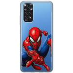 ERT GROUP Coque de téléphone Portable pour Xiaomi REDMI Note 11T/ 11S 5G/ POCO M4 Pro 5G Original et sous Licence Officielle Marvel Motif Spider Man 040, partiel imprimé