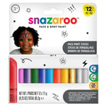 Snazaroo Ansiktskritor 12-set