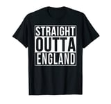 OFFICIAL Straight Outta England Shirt - Funny British TShirt T-Shirt