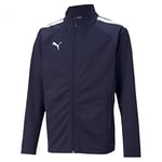 PUMA Mixte bébé Teamliga Training Ja Veste, Multicolore (Peacoat-Puma, 176 EU