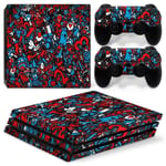 Kit De Autocollants Skin Decal Pour Console De Jeu Ps4 Pro Terrain De Football Principal Complet Halo 5 Halo 5, T1tn-P4pro-5090