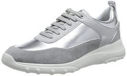 Geox Femme D Allénie Basket, Silver Pearl, 40 EU