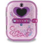 VTech - KidiSecrets Selfie Music Rose, Journal Intime Électronique 7 en 1 avec Reconnaissance Faciale, Appareil Photo et Vidéo, Jeux Éducatifs, Cadeau Enfant de 6 Ans à 12 Ans - Contenu en Français