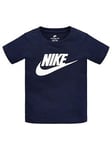 Nike Kids Boys Futura T-Shirt S/S - Navy, Navy, Size 2-3 Years