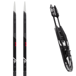 ROSSIGNOL Pack ski de fond Rossignol Delta Sport R-skin 24 + Fixations Mixte Noir / Gris Blanc taille 196 2024