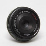 Pentax Used 40mm f2.8 DA SMC Limited Lens