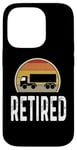 iPhone 14 Pro Semi Truck Driver Retired Operator Retirement Senior Citizen Case