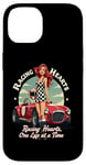 iPhone 14 Racing Hearts, One Lap At A Time Pinup Case