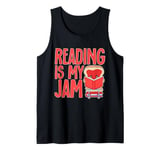 Reading Is My Jam Bookworm Reading Book Lover Librarian Tank Top