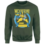 X-Men Wolverine Bio Sweatshirt - Green - XS