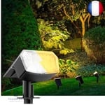 Lot de 4 Spot Solaire Exterieur,Lampe Solaire Exterieur Puissante,63 LED Spot