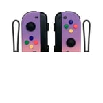 Nintendo Switch-kontroller Joycon trådlös Bluetooth-spelkontroll fjärrväckning med rep, stödjer fitnessring Purple pink gradient