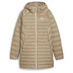 PUMA Luva Vinterjacka PackLite Primaloft Lång - Beige Dam, storlek Small