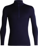 Icebreaker Men's 260 Tech Longsleeve Half Zip Midnight Navy, XL