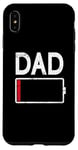 iPhone XS Max Tired Dad Weak Phone Battery Empty Daddy Papa Father's Day Case