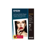 EPSON ARCHIVAL MATTE PAPER A3 50 SHEET 189G