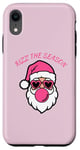 iPhone XR Christmas Santa Pink Rizz The Season Pink Gum Case