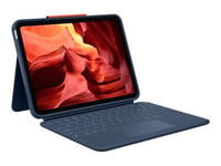 Logitech Rugged Combo 4 Touch - Clavier et étui - avec trackpad - Apple Smart connector - pour Apple 10.9-inch iPad (10ème génération)