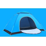 Pop Up Tent 1-2 People Outdoor Family Camping Tent 170 polyester taffeta painted silver Material Shade Waterproof Lightweight Camping Tent Single door with Top Cover 200 * 130 * 105cm