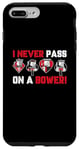 iPhone 7 Plus/8 Plus I Never Pass On A Bower Funny Humor Euchre Card Game Case