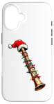 iPhone 16 Flute Instrument Christmas Hat Xmas Case