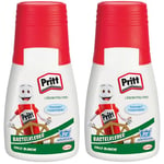 Henkel Pritt 2 x 50 g, Universelle à séchage Transparent pour la Maison, l'école ou Le Bureau, Colle de Bricolage Blanche pour Les Enfants, 9H PAKC1X, Multicolor, Taille Unique