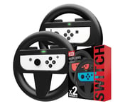 Xmas Gift Orzly Steering Wheels for Nintendo Switch OLED Joy-Cons Racing Wheels