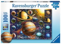 Ravensburger The Planets Xxl100, 100 Styck, Rymden, 6 År