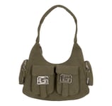 GAELLE PARIS Sac Femme Reg Hobo Cargo En Toile GAACW01190 Couleur Vert Olive