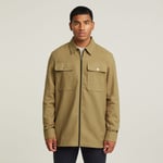 GPO Zip Overshirt - Green - Men